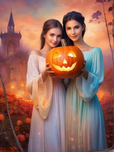 halloween and horror,celebration of witches,witches,halloween scene,pumpkin autumn,halloween poster,fantasy picture,halloween ghosts,halloween 2019,halloween2019,helloween,halloween pumpkin gifts,halloween illustration,pumpkins,haloween,halloween background,halloween,halloween wallpaper,hallowe'en,autumn pumpkins,Illustration,Realistic Fantasy,Realistic Fantasy 01
