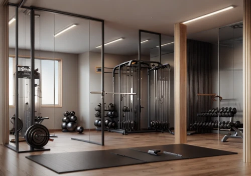 fitness room,fitness center,exercise equipment,workout equipment,leisure facility,weightlifting machine,gymnastics room,search interior solutions,training apparatus,free weight bar,fitness coach,strength athletics,workout items,gym,pair of dumbbells,interior modern design,physical fitness,recreation room,facility,horizontal bar