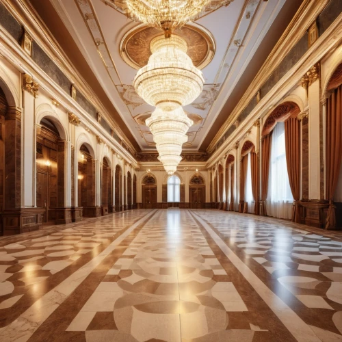 corridor,ballroom,hallway,hall of nations,hallway space,emirates palace hotel,europe palace,peterhof palace,parquet,neoclassical,ceramic floor tile,royal interior,hardwood floors,classical architecture,floor tiles,louvre,entrance hall,marble palace,crown palace,empty hall,Photography,General,Realistic