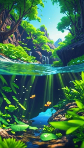 underwater oasis,underwater background,cartoon video game background,frog background,underwater landscape,forest fish,mermaid background,dolphin background,aquatic plants,emerald sea,water scape,aquatic,waterscape,koi pond,background images,environment,shallows,green wallpaper,aquatic herb,ocean background,Photography,General,Realistic