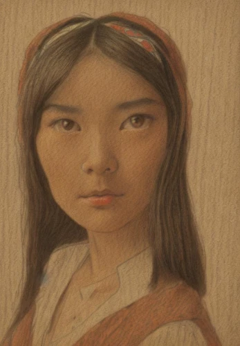 colored pencil,vietnamese woman,color pencil,crayon colored pencil,girl with cloth,asian woman,ancient egyptian girl,colored pencils,indigenous painting,kyrgyz,japanese woman,girl drawing,peruvian women,coloured pencils,portrait of a girl,girl portrait,color pencils,pencil color,khokhloma painting,colour pencils,Art sketch,Art sketch,Traditional