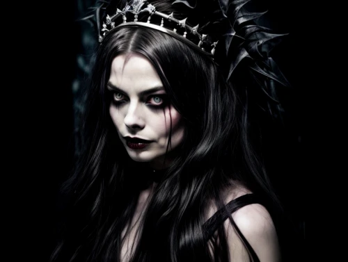 gothic woman,gothic fashion,dark gothic mood,gothic style,gothic portrait,gothic,queen of the night,goth woman,crow queen,dark angel,fairy queen,the enchantress,gothic dress,goth like,headpiece,celtic queen,vampire woman,headdress,vampire lady,blackmetal