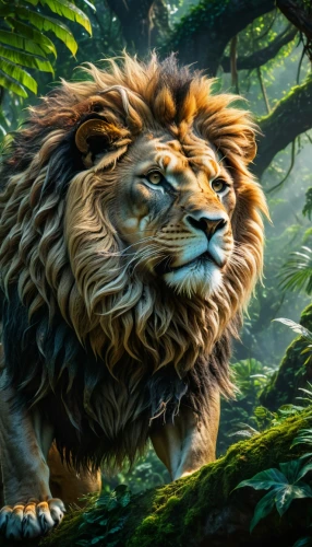 forest king lion,king of the jungle,lion,male lion,panthera leo,african lion,skeezy lion,lion - feline,lion father,lion head,female lion,lion number,stone lion,two lion,leo,lion's coach,simba,little lion,masai lion,lion king,Photography,General,Fantasy