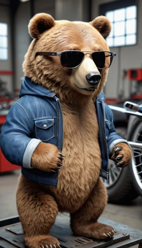 3d teddy,pubg mascot,nordic bear,bear,cute bear,scandia bear,bear teddy,slothbear,left hand bear,teddy-bear,icebear,suit actor,car mechanic,aviator,great bear,grizzly,anthropomorphized animals,biker,bears,car repair,Photography,General,Realistic