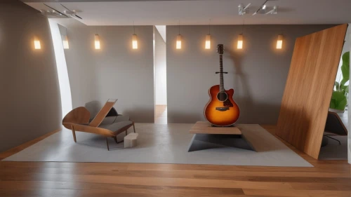 acoustic-electric guitar,acoustic guitar,classical guitar,modern room,guitars,guitar easel,guitar bridge,guitar,music instruments on table,guitar accessory,modern decor,music studio,playing room,concert guitar,great room,electric guitar,3d rendering,recreation room,music store,music instruments,Photography,General,Realistic