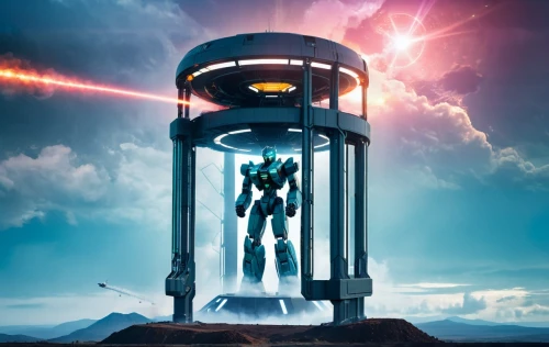 iron man,iron-man,ironman,impact tower,electric tower,the pillar of light,halo,digital compositing,symetra,aquaman,electro,iron,steel man,atom,imax,media concept poster,detonator,green lantern,searchlamp,bot icon,Conceptual Art,Sci-Fi,Sci-Fi 04