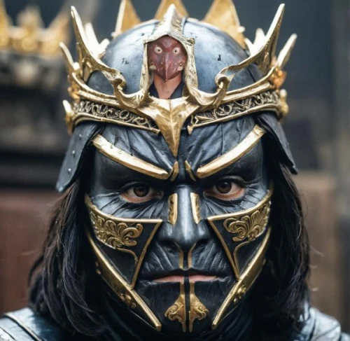 iron mask hero,king caudata,cent,gold mask,bordafjordur,poseidon god face,viking,king of the ravens,king crown,warlord,golden mask,odin,loki,sparta,queen cage,ffp2 mask,lokportrait,centurion,male mask killer,bran