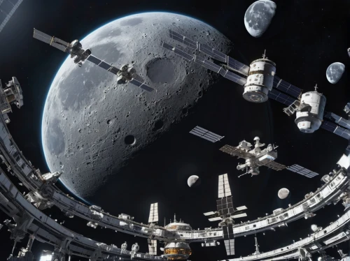 moon base alpha-1,moon vehicle,lunar prospector,space station,earth rise,earth station,research station,lunar landscape,space craft,iss,moon car,moon surface,sky space concept,space art,lunar,space walk,satellite express,space voyage,orbiting,spacecraft,Photography,General,Realistic