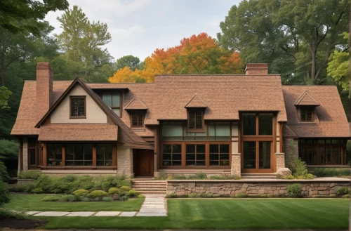 new england style house,brick house,roof tile,slate roof,house shape,californian white oak,timber house,garden elevation,wooden house,beautiful home,large home,exterior decoration,turf roof,clay tile,two story house,architectural style,luxury home,bungalow,house drawing,clay house,Photography,General,Natural