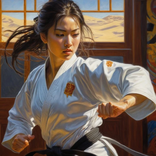 japanese martial arts,aikido,kenjutsu,shorinji kempo,martial arts,taijiquan,tang soo do,martial arts uniform,shidokan,xing yi quan,haidong gumdo,daitō-ryū aiki-jūjutsu,eskrima,kajukenbo,karate,sōjutsu,hapkido,wing chun,black belt,baguazhang,Illustration,Realistic Fantasy,Realistic Fantasy 03