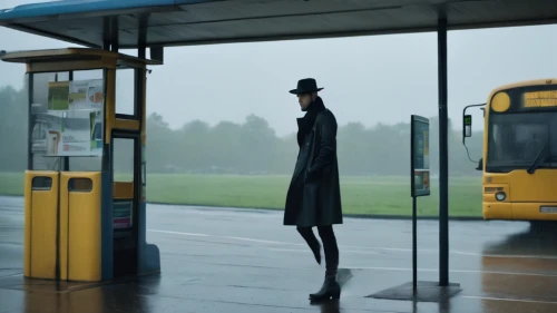 bus shelters,bus stop,man with umbrella,busstop,postbus,public transport,city bus,bus driver,umbrella,walking in the rain,bus,public transportation,the girl at the station,transporter,a pedestrian,rain bar,airport bus,overcoat,bus station,brolly,Photography,General,Natural