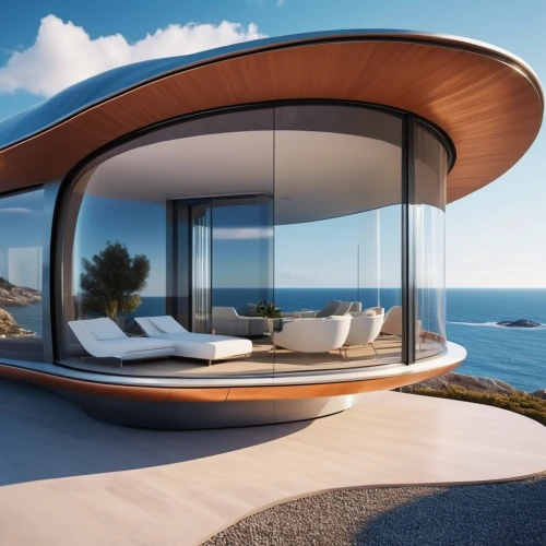 futuristic architecture,dunes house,smart home,luxury property,smart house,luxury real estate,ocean view,window with sea view,futuristic landscape,mobile home,cubic house,summer house,penthouse apartment,sky space concept,sky apartment,floating huts,3d rendering,modern architecture,round house,holiday villa,Photography,General,Realistic