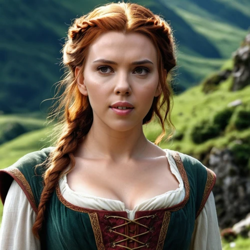 celtic queen,celtic woman,princess anna,catarina,fantasy woman,scottish,brittany,elenor power,jessamine,a charming woman,british actress,the enchantress,princess sofia,the snow queen,redheads,beautiful woman,bodice,female hollywood actress,enchanting,queen anne,Photography,General,Realistic