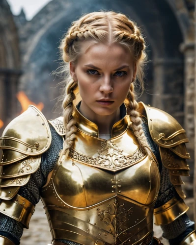 female warrior,warrior woman,joan of arc,strong women,game of thrones,strong woman,breastplate,her,heroic fantasy,kings landing,celtic queen,female hollywood actress,vikings,golden unicorn,hard woman,massively multiplayer online role-playing game,elaeis,golden crown,woman fire fighter,woman power,Photography,General,Realistic
