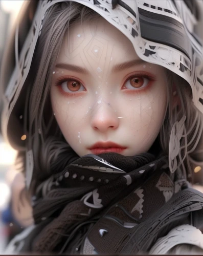 female doll,artist doll,doll's facial features,painter doll,3d figure,3d fantasy,echo,japanese doll,doll figure,3d rendered,game figure,humanoid,b3d,cosmetic,winterblueher,3d model,fashion doll,game character,girl doll,marionette