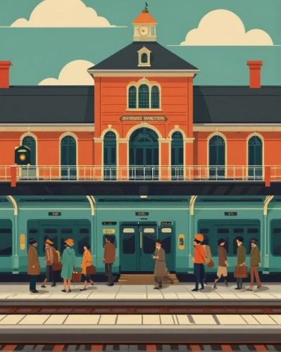 train station,the train station,railroad station,french train station,the girl at the station,queensland rail,train depot,train,train platform,travel poster,the train,trains,railway station,last train,game illustration,early train,regional train,central station,a small station,amtrak,Illustration,Vector,Vector 05