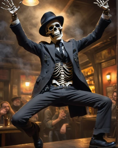 danse macabre,day of the dead skeleton,skeleltt,dance of death,vintage skeleton,day of the dead frame,calaverita sugar,day of the dead,la catrina,days of the dead,las vegas entertainer,solo entertainer,mime artist,tap dance,el dia de los muertos,la calavera catrina,jack daniels,vaudeville,dia de los muertos,crossbones,Illustration,Realistic Fantasy,Realistic Fantasy 03