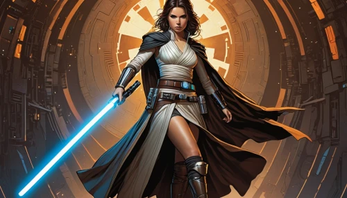 cg artwork,jedi,darth talon,republic,lightsaber,clone jesionolistny,force,sw,star wars,princess leia,star mother,symetra,imperial,starwars,rots,imperial coat,obi-wan kenobi,goddess of justice,heroic fantasy,luke skywalker,Illustration,American Style,American Style 02