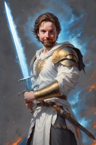 angel moroni,paladin,dwarf sundheim,dane axe,the white torch,fantasy portrait,conquistador,heroic fantasy,cullen skink,joan of arc,torch-bearer,fantasy warrior,tyrion lannister,templar,htt pléthore,crusader,aa,custom portrait,thermal lance,male elf,Digital Art,Classicism