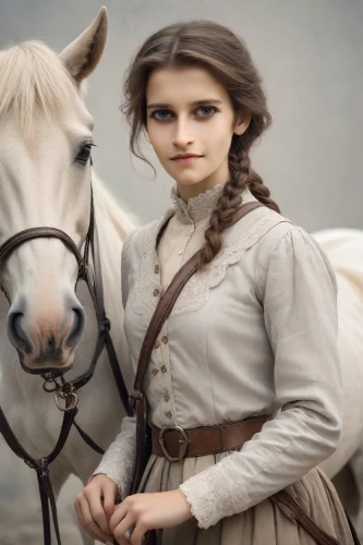 equestrian,horse herder,equestrianism,horseback,buckskin,horse kid,a white horse,horse trainer,horsemanship,white horse,warm-blooded mare,horse tack,equine,andalusians,gelding,horse riders,horse harness,brown horse,equestrian sport,vintage horse,Photography,Realistic