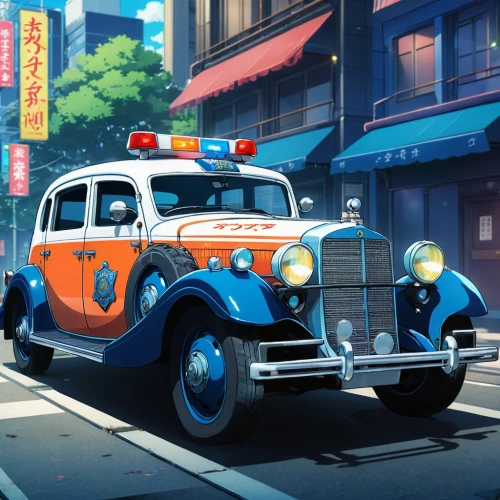 cartoon car,retro vehicle,city car,darjeeling,retro car,retro automobile,japan,vintage vehicle,datsun truck,ford prefect,tokyo city,hudson hornet,motomachi,oldtimer car,vintage car,new york taxi,taxi,disney baymax,tokyo,lupin,Illustration,Japanese style,Japanese Style 03