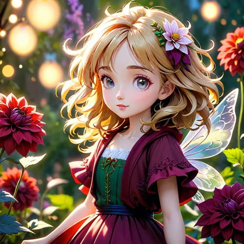 little girl fairy,flower fairy,garden fairy,child fairy,fairy,rosa 'the fairy,fairy tale character,acerola,faery,vanessa (butterfly),faerie,rosa ' the fairy,alice,butterfly background,flower background,fairies,girl in flowers,fairy world,jessamine,star dahlia,Anime,Anime,Cartoon