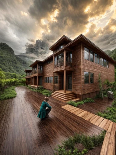house in the mountains,the cabin in the mountains,wooden decking,house in mountains,wooden house,log home,dunes house,eco hotel,cube stilt houses,wood deck,timber house,eco-construction,stilt house,wooden houses,floating huts,home landscape,tree house hotel,cube house,house with lake,stilt houses,Common,Common,Natural