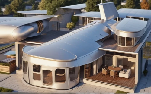 solar cell base,3d rendering,modern house,futuristic architecture,modern architecture,cube stilt houses,smart house,roof domes,luxury property,smart home,luxury real estate,cubic house,holiday villa,luxury home,eco-construction,prefabricated buildings,render,house roofs,sky apartment,cube house,Photography,General,Realistic