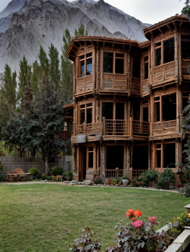 house in the mountains,house in mountains,chalet,the cabin in the mountains,badakhshan national park,karakoram,seton lake,beautiful home,wooden house,private house,pamir,mountain huts,log home,traditional house,chile,the pamir mountains,eco hotel,build by mirza golam pir,andes,boutique hotel