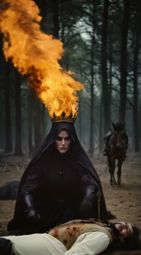 the witch,the night of kupala,fire siren,evil woman,the conflagration,woman fire fighter,muslim woman,burqa,burka,flickering flame,celebration of witches,miss circassian,dance of death,sacrifice,scared woman,smouldering torches,fantasy woman,fire master,campfire,sorceress