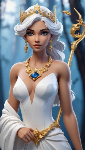 white rose snow queen,tiana,priestess,the snow queen,elsa,fantasy woman,goddess of justice,sorceress,elza,the sea maid,ice queen,cleopatra,medusa,athena,aphrodite,aladha,cybele,celtic queen,artemisia,ancient egyptian girl,Unique,3D,Low Poly