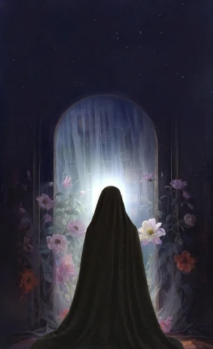 night-blooming jasmine,the sleeping rose,queen of the night,bridal veil,rusalka,seerose,veil,mystical portrait of a girl,la violetta,woman praying,moonflower,fantasia,rosa ' amber cover,rapunzel,praying woman,of mourning,the angel with the veronica veil,dead bride,woman at the well,hall of the fallen