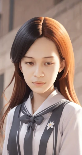 the girl's face,worried girl,main character,anime 3d,vanessa (butterfly),maya,doll's facial features,she,sujeonggwa,yuri,sewol ferry disaster,3d rendered,misua,character animation,mari makinami,honmei choco,guk,xiangwei,unhappy child,marguerite,Digital Art,3D