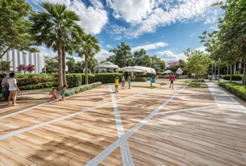 basketball court,table shuffleboard,shuffleboard,outdoor basketball,play street,indoor games and sports,mini golf course,south beach,play area,pavers,tennis court,bicycle path,urban design,doral golf resort,paved square,walt disney center,bocce,paddle tennis,outdoor games,board walk,Landscape,Landscape design,Landscape space types,Outdoor Children's Activity Spaces