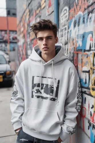 sweatshirt,hoodie,photos on clothes line,boys fashion,lukas 2,pullover,street fashion,young model,boy model,pictures on clothes line,skater,urban,men's wear,bart,advertising clothes,grey,apparel,rein,adidas,gray animal,Photography,Realistic