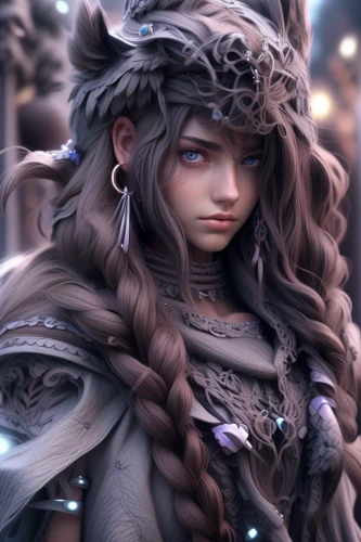 violet head elf,fantasy portrait,elven,celtic queen,the enchantress,fantasy art,medusa,artemisia,dark elf,3d fantasy,female warrior,sorceress,nebelung,fae,gara,fairy tale character,fantasy woman,priestess,layered hair,faery