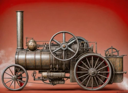 steam engine,clyde steamer,steam car,steam roller,engine truck,wind engine,fire pump,boiler,illustration of a car,steam power,steam locomotive,carriages,boilermaker,truck engine,train engine,steam machine,fire apparatus,engine,locomotive,train wagon,Product Design,Vehicle Design,Engineering Vehicle,Rustic Reliability