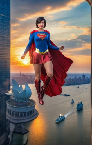 super woman,wonder woman city,super heroine,superman,wonderwoman,superhero background,superhero,super hero,wonder,super man,digital compositing,wonder woman,superman logo,super power,woman power,figure of justice,strong woman,super,lasso,caped,Photography,General,Realistic