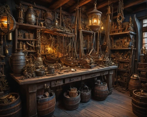 apothecary,potions,brandy shop,candlemaker,victorian kitchen,potter's wheel,tinsmith,barware,tavern,kitchen shop,witch's house,merchant,kitchenware,distillation,the boiler room,pantry,gift shop,engine room,craftsmen,cooking utensils,Photography,General,Fantasy