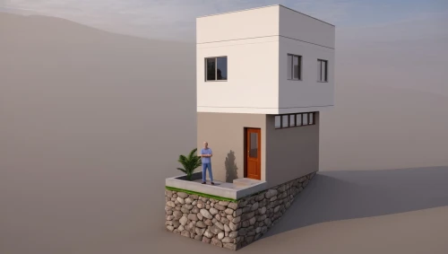 cubic house,miniature house,small house,modern house,3d rendering,sky apartment,inverted cottage,3d render,render,model house,two story house,dunes house,residential tower,cube house,little house,3d rendered,cube stilt houses,mid century house,3d model,residential house,Photography,General,Realistic