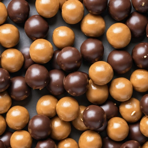 chocolate-coated peanut,chocolate balls,chocolate-covered coffee bean,chocolate hazelnut,pralines,chokladboll,chocolate-covered raisin,chocolate candy,chocolate bars,caramel corn,macadamia,chocolate chips,chocolate,chocolate bar,rum balls,ganache,bourbon ball,cocoa solids,chocolates,caramel,Photography,General,Realistic