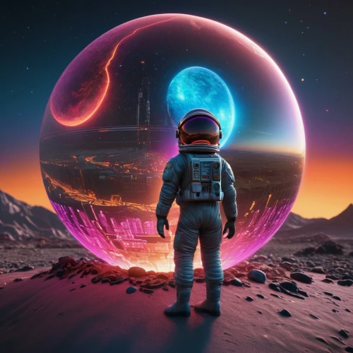 space art,alien planet,astronaut,red planet,gas planet,space voyage,planet,planet eart,space,alien world,spaceman,astronautics,earth rise,lost in space,planet mars,space walk,orb,digital compositing,astronaut helmet,extraterrestrial life,Photography,General,Sci-Fi