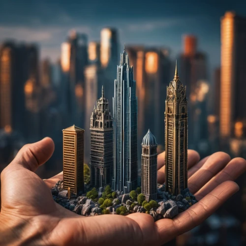 city skyline,skyscrapers,city buildings,tall buildings,cityscape,skyscraper town,metropolises,city cities,metropolis,tallest hotel dubai,fantasy city,cities,digital compositing,dubai,urbanization,smart city,skyscraper,urban towers,photo manipulation,macroperspective,Photography,General,Fantasy