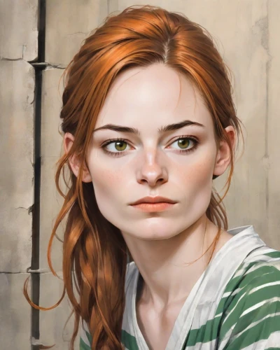 portrait of a girl,clementine,david bates,girl portrait,young woman,clary,the girl at the station,digital painting,lilian gish - female,portrait background,girl in a long,fantasy portrait,cinnamon girl,world digital painting,mystical portrait of a girl,artist portrait,the girl's face,oil painting,woman portrait,oil painting on canvas,Digital Art,Comic