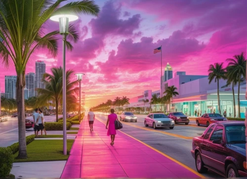 south beach,fort lauderdale,miami,south florida,florida,broadway at beach,honolulu,aruba,palmbeach,pink dawn,bermuda,colorful city,varadero,cancun,colorful light,guam,clearwater beach,gulf coast,florida home,key west,Photography,General,Natural