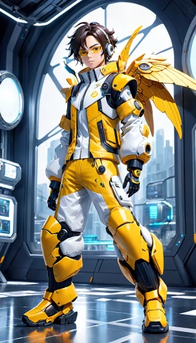 tracer,bumblebee,symetra,yellow jacket,rein,defense,yellow background,kryptarum-the bumble bee,heath-the bumble bee,yellow,dewalt,high volt,neottia nidus-avis,beekeeper,lemon background,cg artwork,sprint woman,goldenrod,bee,background image,Anime,Anime,General