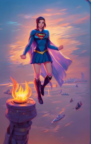 wonder woman city,super woman,wonderwoman,wonder,super heroine,wonder woman,superman,goddess of justice,superhero background,celebration cape,superman logo,flying girl,super hero,sci fiction illustration,fantasy woman,superhero,super man,figure of justice,caped,cg artwork,Common,Common,Cartoon