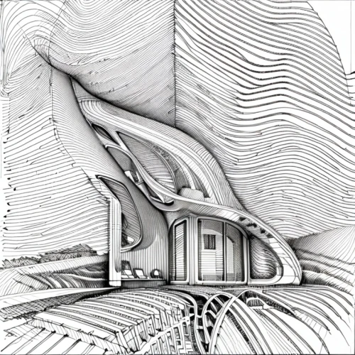 escher,metro escalator,maglev,train tunnel,kirrarchitecture,tgv,sky train,topography,lines,trains,cross sections,pencil lines,futuristic landscape,futuristic architecture,shifting dunes,train,contemporary,panoramical,amtrak,escalator,Design Sketch,Design Sketch,None