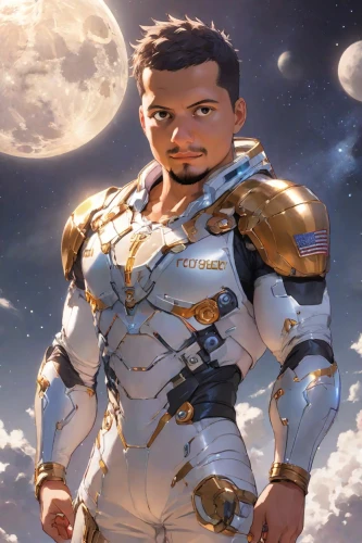 emperor of space,valerian,ronaldo,astronaut,space-suit,astropeiler,caracalla,composite,cg artwork,apollo,cristiano,francisco,spacesuit,lorenzo,shia,lando,spaceman,the face of god,space suit,felix,Digital Art,Anime