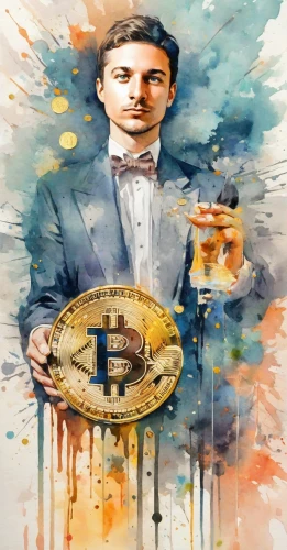 bitcoins,bitcoin mining,btc,digital currency,bitcoin,bit coin,crypto mining,an investor,cryptocoin,crypto,investor,crypto-currency,ceo,cryptocurrency,crypto currency,decentralized,financial world,pi network,blockchain management,tether,Digital Art,Watercolor
